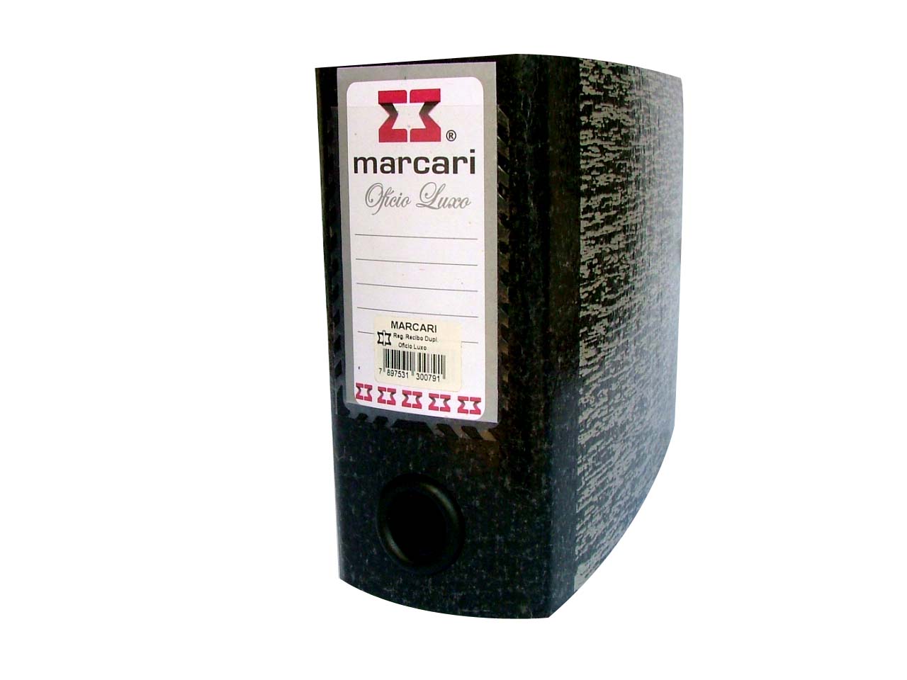 PASTA AZ DUPLICATA COM VISOR LOMBO LARGO PACOTE C/4 MARCARI Papelaria