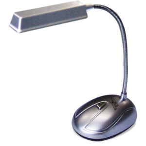 LUMINARIA DE MESA C/8LEDS USB/PILHA PRATA FORCELINE