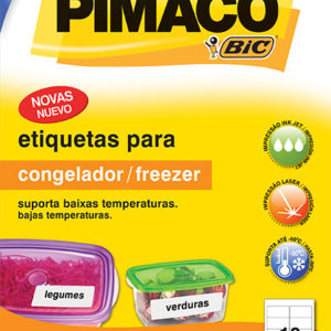 ETIQUETA MULTIUSO AUTOCOLANTE  INKJET+LASER A-5 Q3465 C/12FLS. PIMACO