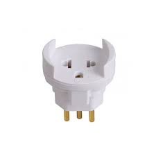 ADAPTADOR TOMADA 2P+T 10A/250V BRANCO ILUMI