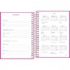 AGENDA ANUAL 2025 PEPPER ROSA ESPIRAL 117X164MM 320PG. TILIBRA - Image 2