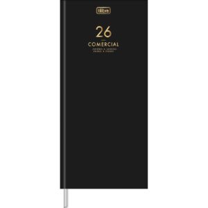 AGENDA ANUAL 2026 COMERCIAL COSTURADA  123X275MM 416PG. TILIBRA