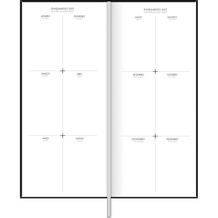 AGENDA ANUAL 2027 COMERCIAL COSTURADA 123X275MM 416PG. TILIBRA - Imagem 5