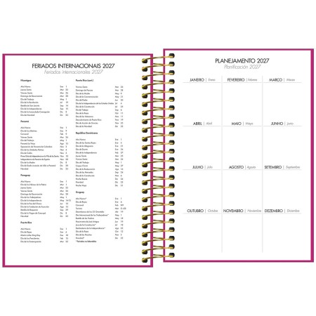 AGENDA ANUAL 2027 NAPOLI EXECUTIVA ESPIRAL DIÁRIA FEMININA 352PG. TILIBRA - Imagem 2