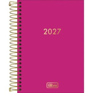 AGENDA ANUAL 2027 NAPOLI EXECUTIVA ESPIRAL DIÁRIA FEMININA 352PG. TILIBRA