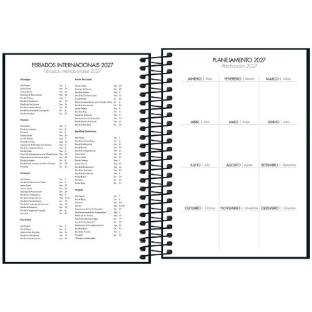 AGENDA ANUAL 2027 NAPOLI EXECUTIVA ESPIRAL DIÁRIA NAPOLI 352PG. TILIBRA - Imagem 2