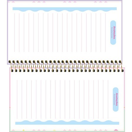 AGENDA ANUAL 2027 HAPPY ESPIRAL SEMANAL 167x89mm TILIBRA - Imagem 6