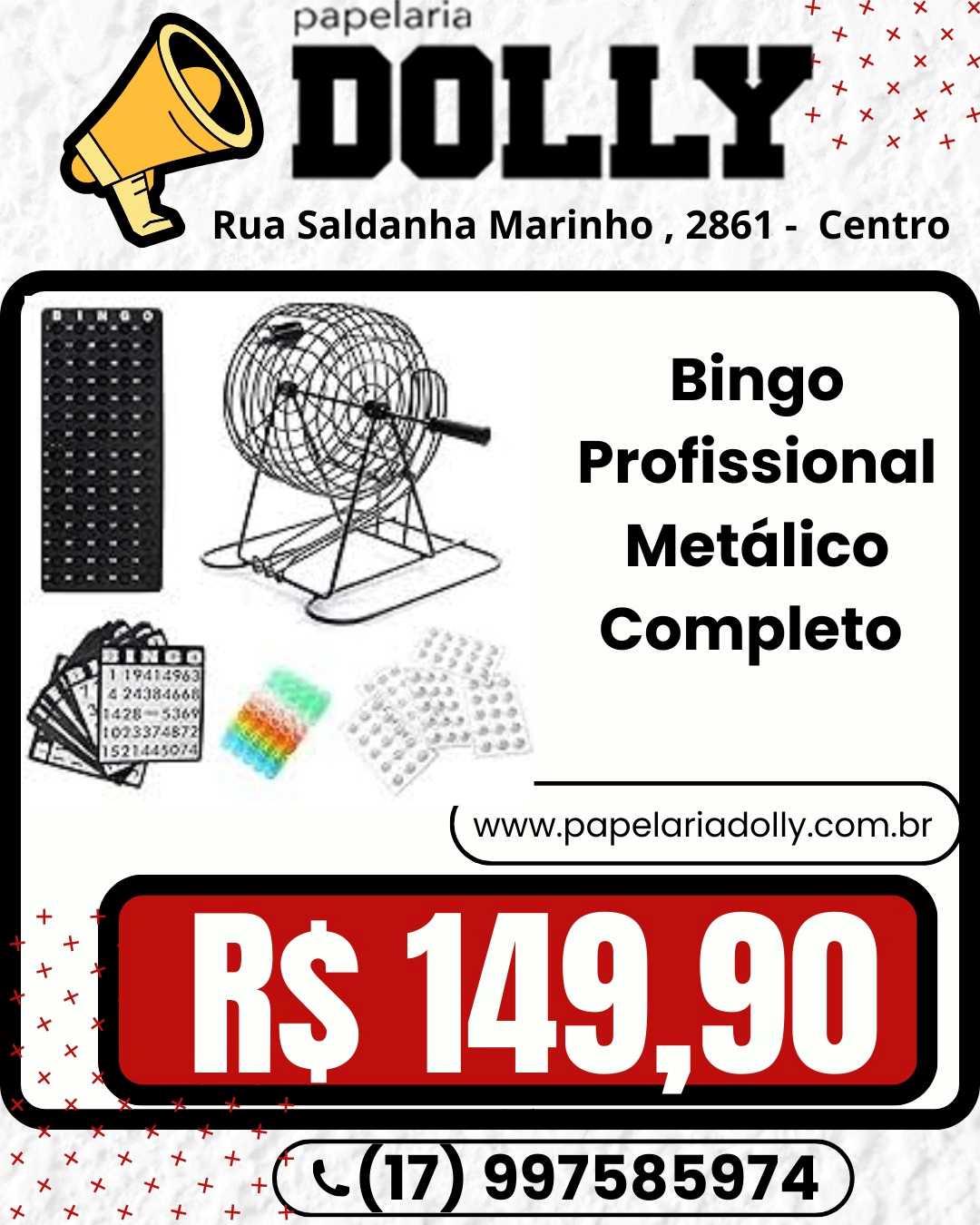 BING0 PROFISSIONAL COM 75 BOLAS E CARTELAS IMPORIENTE - Imagem 2