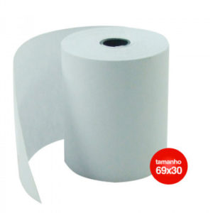 BOBINA PARA CALCULADORA E PDV 1VIA 89MMX30METROS CAIXA C/30UNIDADES REGISPEL