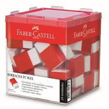 BORRACHA PLASTICA TK-PLAST BRANCA OF7024 CAIXA C/24 FABER CASTELL