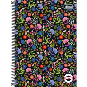CADERNO ESPIRAL CAPA DURA 1/4 PEPPER 80FOLHAS TILIBRA