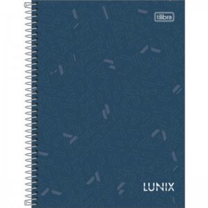 CADERNO ESPIRAL CAPA DURA 1/4 LUNIX 160 FOLHAS TILIBRA