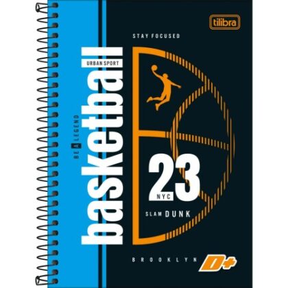CADERNO ESPIRAL CAPA DURA 1/4 D+200FOLHAS TILIBRA