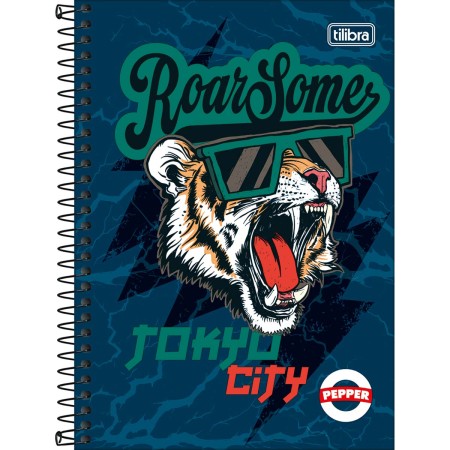 CADERNO ESPIRAL CAPA DURA 1/4 PEPPER 80FOLHAS TILIBRA - Imagem 3