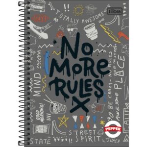 CADERNO ESPIRAL CAPA DURA 1/4 PEPPER 80FOLHAS TILIBRA
