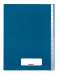 CADERNO BROCHURA C/INDICE 1/4 CAPA DURA  96FLS. BRIMPRESS