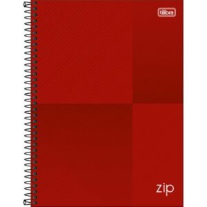 CADERNO UNIVERSITÁRIO ZIP CAPA DURA 1 MATÉRIA 80 FOLHAS TILIBRA