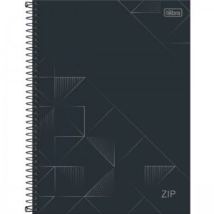 CADERNO UNIVERSITÁRIO ZIP CAPA DURA  1 MATÉRIA 80 FOLHAS TILIBRA