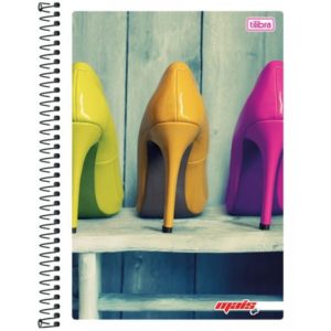 CADERNO UNIVERSITÁRIO D+ FEMININO CAPA DURA  20 MATÉRIAS  400 FOLHAS TILIBRA