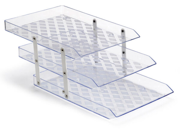 CAIXA PARA CORRESPONDÊNCIA TRIPLA MÓVEL CRISTAL REF.100510018 WALEU - Image 2