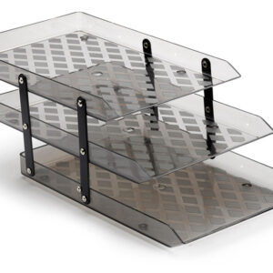 CAIXA PARA CORRESPONDÊNCIA TRIPLA MÓVEL FUME REF.100510019 WALEU