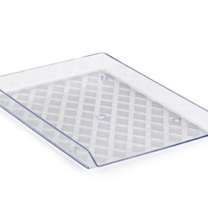 Caixa de correspondência plástica individual cristal / fumê WALEU