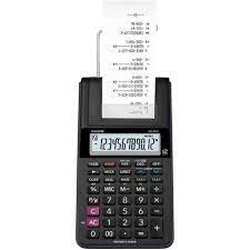 CALCULADORA C/BOBINA HR-8RC BK-B-DC 12DIGITOS CASIO