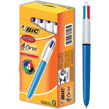 CANETA BIC 4CORES CAIXA C/12 BIC