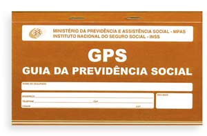 CARNE GUIA DA PREVIDENCIA SOCIAL  12X2 FLS.  PACOTE C/10 SAO DOMINGOS