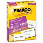 CARTÃO DE VISITA 180g MICROSERRILHADO  c/100fls ref,7188 PIMACO
