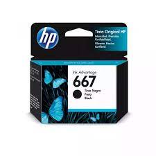 CARTUCHO ORIGINAL HP 667 PRETO P/6476 3YM79AL 2ML