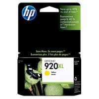 CARTUCHO ORIGINAL HP 920XL COLORIDO AMARELO 6ML CD974AL