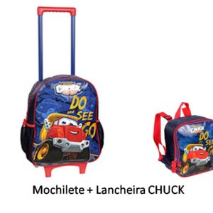 KIT MOCHILETE  + LANCHEIRA  CHUCK & FRIENDS PACIFIC
