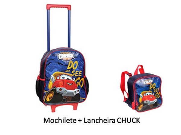 KIT MOCHILETE  + LANCHEIRA  CHUCK & FRIENDS PACIFIC