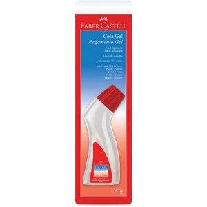 COLA GEL FRASCO ERGONÔMICO 63g FABER CASTELL