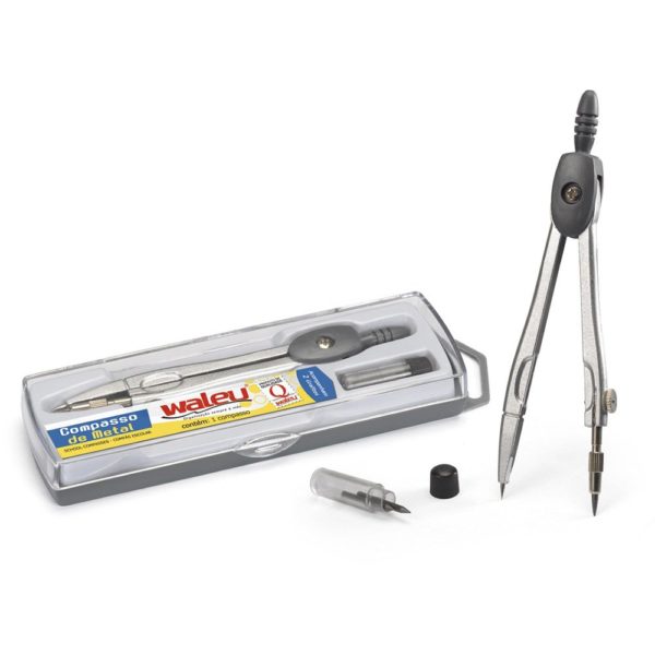 COMPASSO METALICO C/ESTOJO  REF.10040002 WALEU