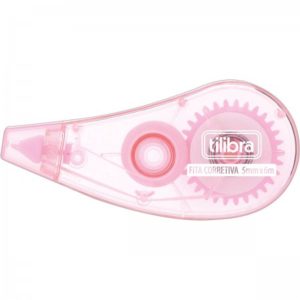 CORRETIVO EM FITA 5MMX6M ROSA - BLISTER COM 1 UNIDADE TILIBRA