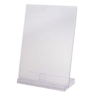 DISPLAY QUADRO DE AVISO OFFICE A4 C/SUPORTE CRISTAL  REF.10090024 WALEU