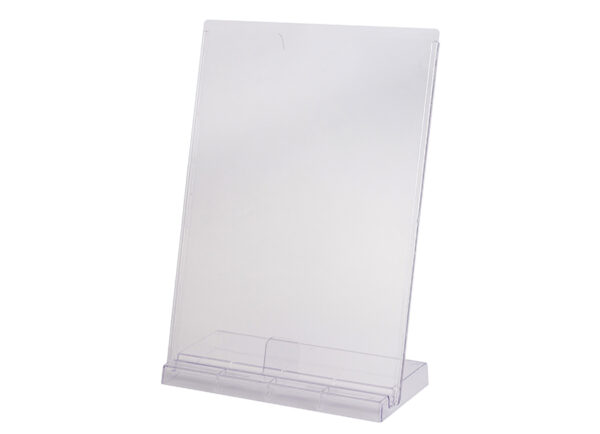 DISPLAY QUADRO DE AVISO OFFICE A4 C/SUPORTE CRISTAL  REF.10090024 WALEU