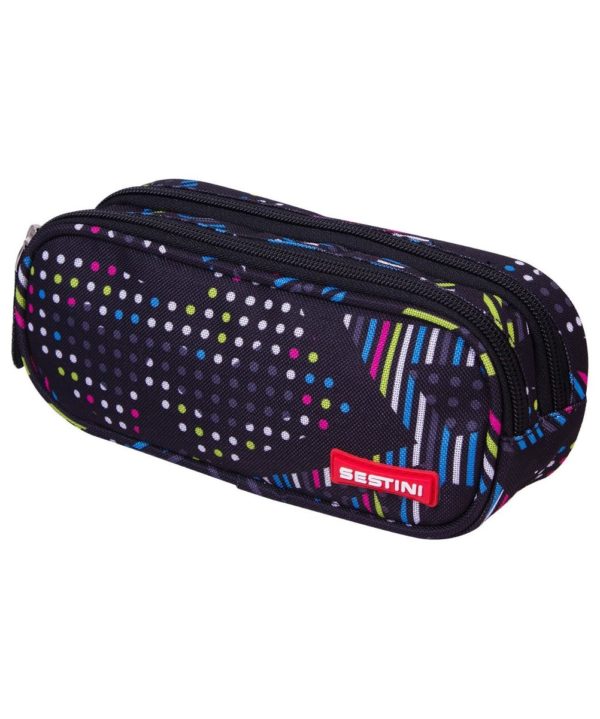 ESTOJO NYLON 2 ZIPERES FLASH DANCE 15T REF.71347-00 SESTINI