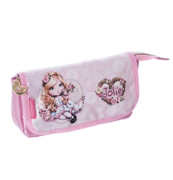 ESTOJO NYLON 1 ZIPER JOLIE LOVELY BIRD  REF.909B17  PACIFIC ( NECESSAIRE )