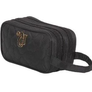 ESTOJO NYLON 2ZIPERES CAPRICHO LOVE VIII PRETO REF.48884 DMW