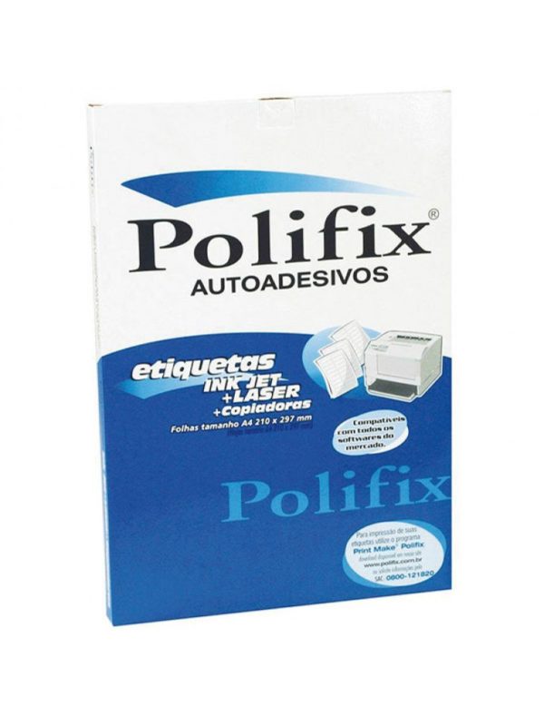 ETIQUETA P/INKJET E LASER  CARTA C/100FOLHAS X 14 REF. 2014 POLIFIX