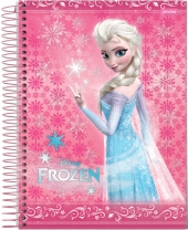 CADERNO  UNIVERSITÁRIO  CAPA DURA  FROZEN 1 MATÉRIA 96FOLHAS. JANDAIA