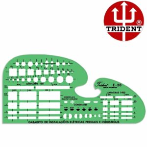 GABARITO ELETRICIDADE E-26 TRIDENT