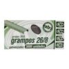 GRAMPO GALVANIZADO 26/8 C/5000 ACC
