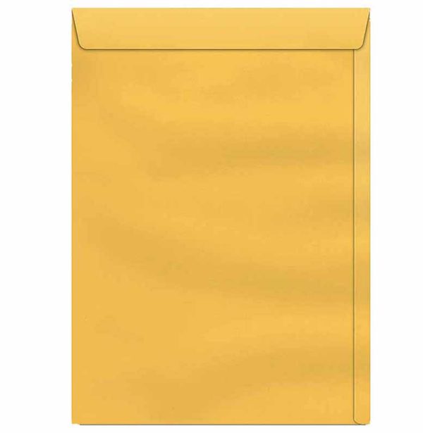 ENVELOPE SACO KRAFT OURO 34 SKO 034 24 X 34 CM 80G CAIXA COM 250 UNIDADES FORONI