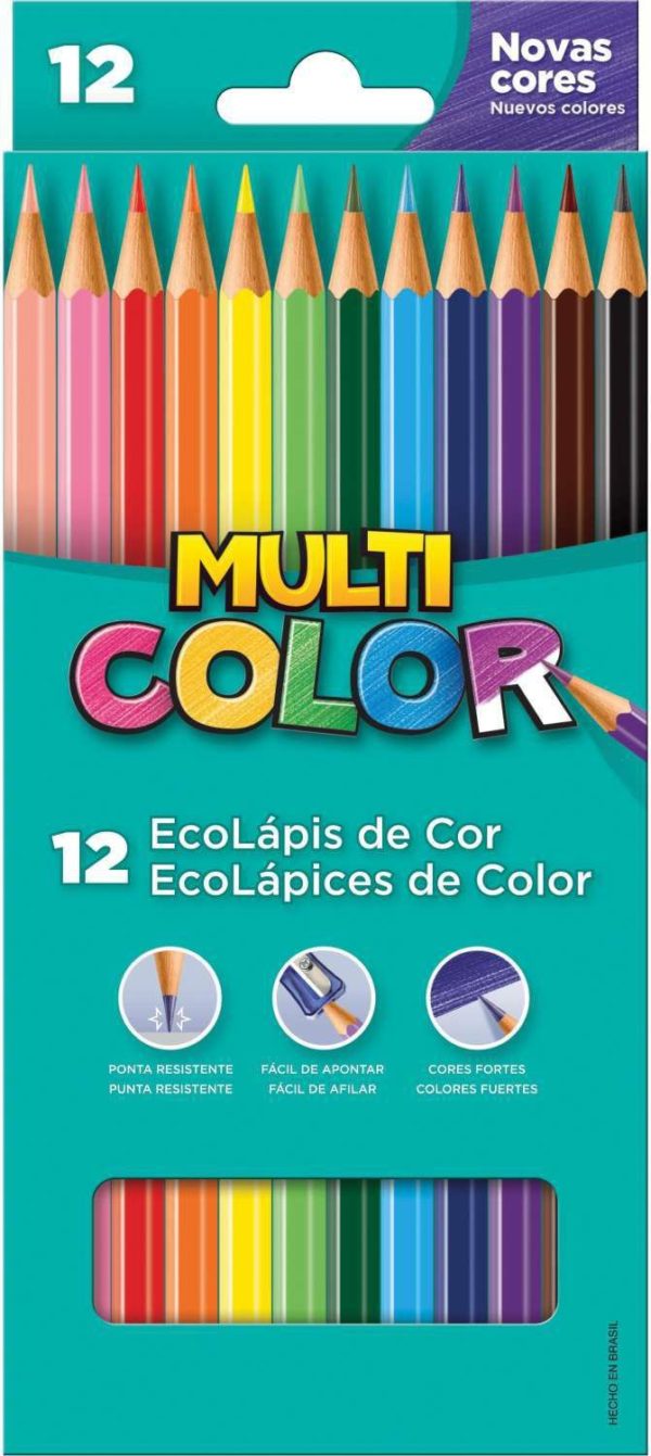 LAPIS DE COR 12CORES MULTICOLOR FABER CASTELL