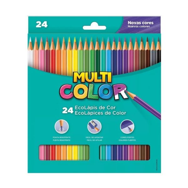 LAPIS DE COR 24CORES MULTICOLOR FABER CASTELL