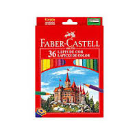 LAPIS DE COR LINHA VERMELHA 36 CORES FABER CASTELL
